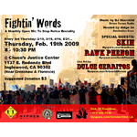 Fightin Words flyer Feb/09